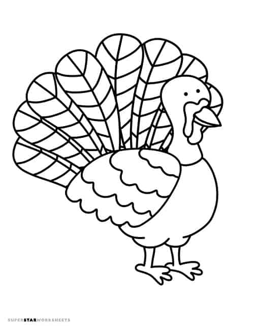 Turkey coloring pages