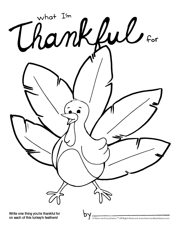 Free turkey coloring pages for thanksgiving