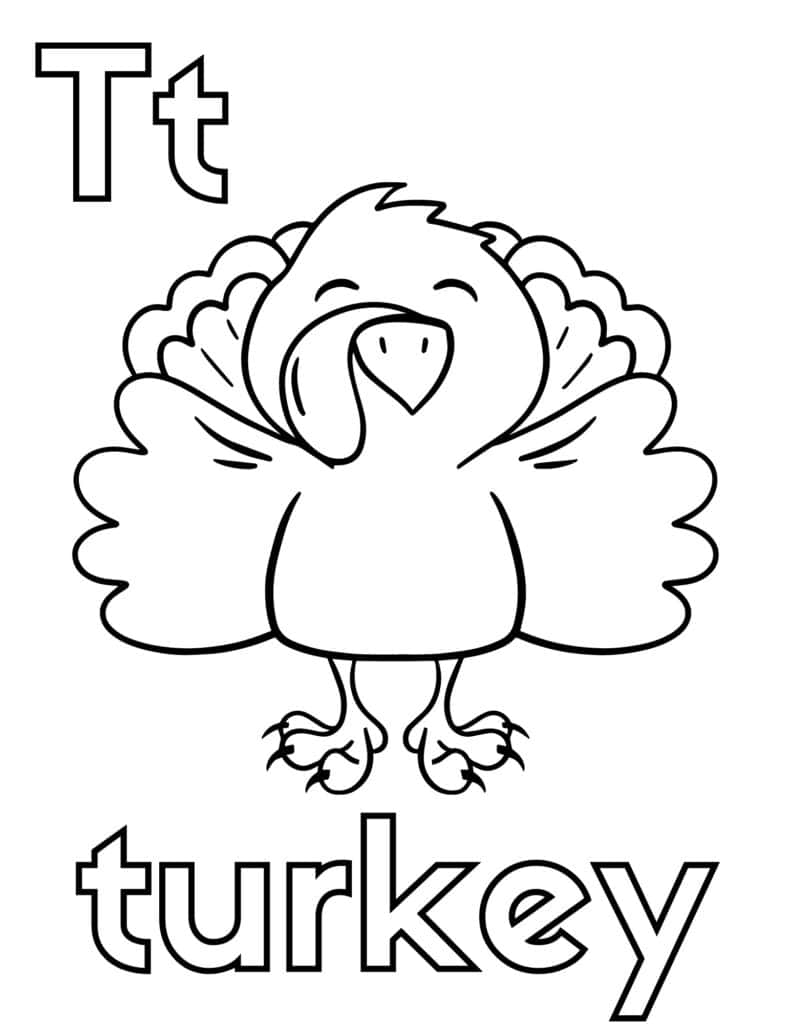 Free thanksgiving turkey coloring pages for kids