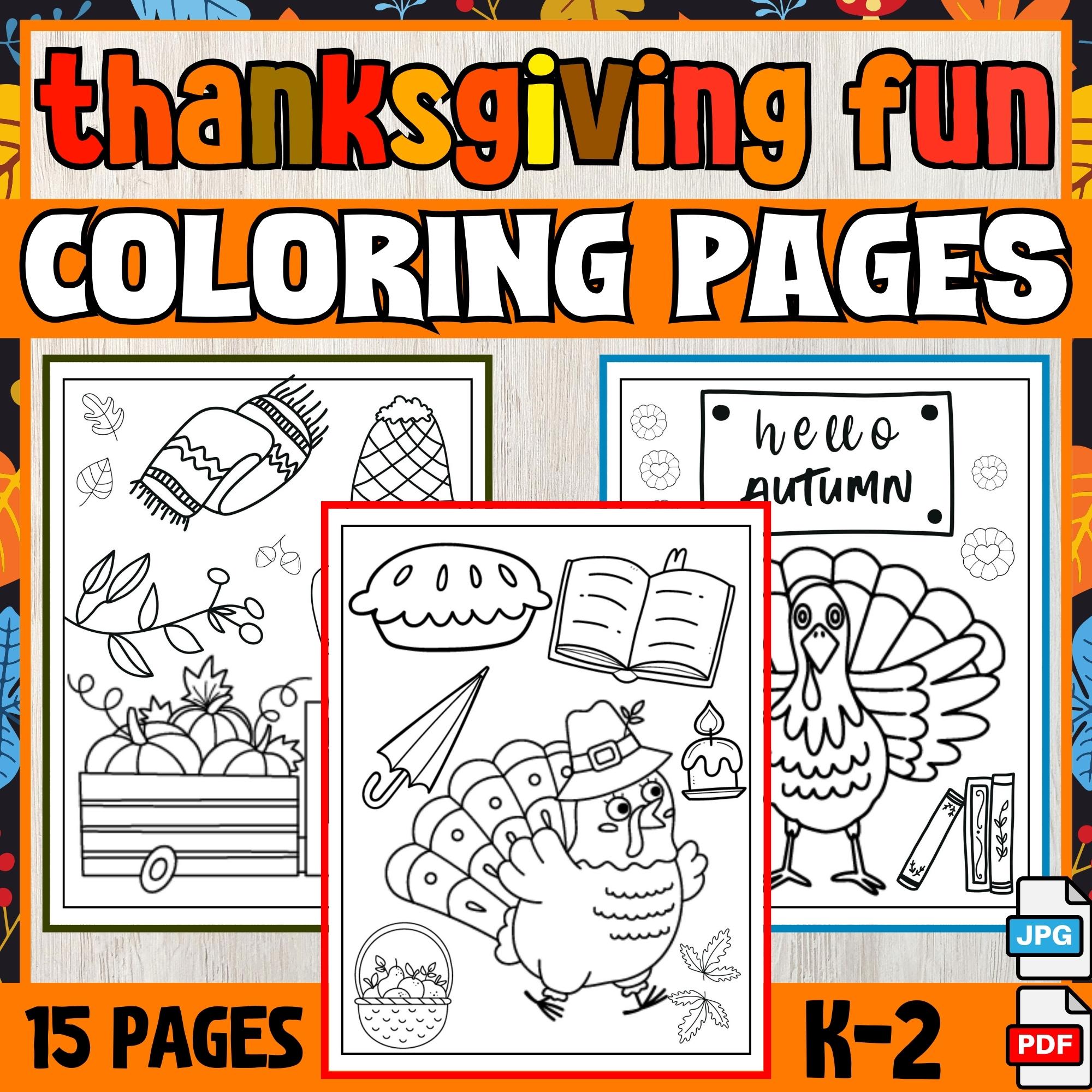 Thanksgiving turkey coloring pages october fall activities pumpkin worksheets made by teachers