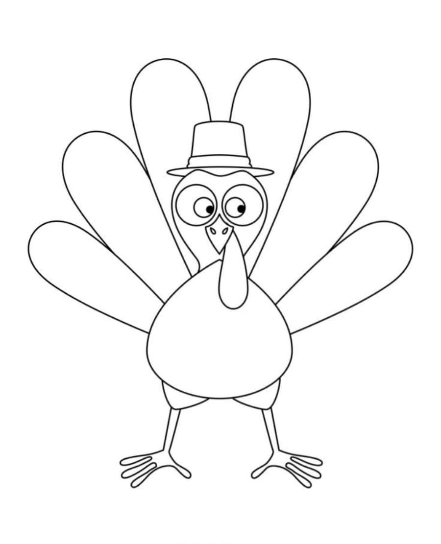 Download thanksgiving turkey coloring pages