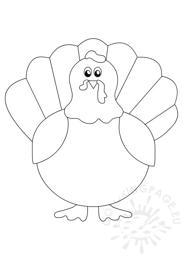 Coloring pages printable turkey coloring pages for kids