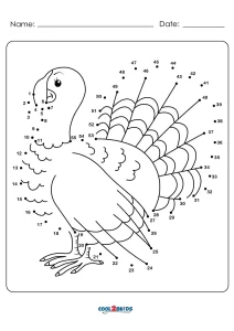 Free printable thanksgiving dot to dot