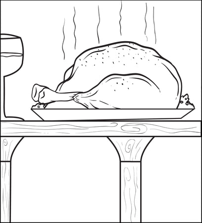 Free turkey coloring pages for kids