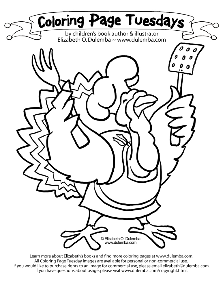 Coloring page tuesday