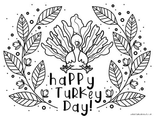 Thanksgiving coloring pages