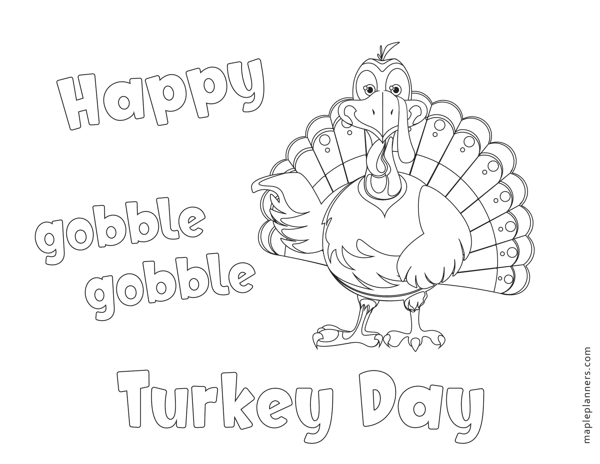 Free printable thanksgiving coloring sheets