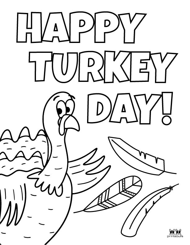 Turkey coloring pages