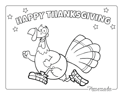 Free printable turkey coloring pages for kids