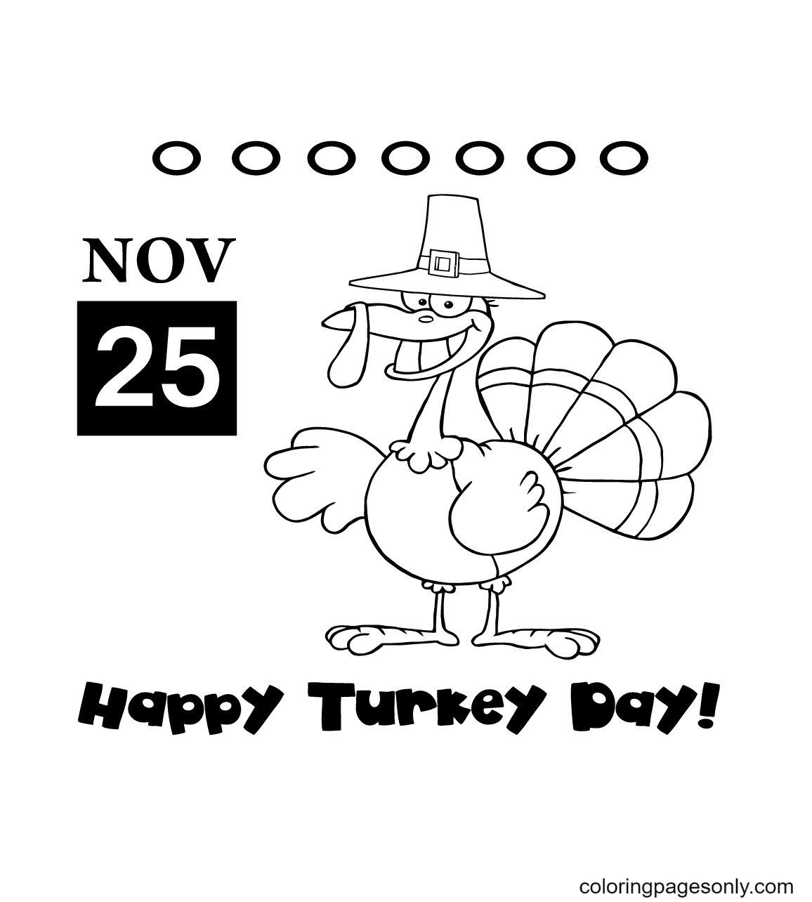 Turkey coloring pages printable for free download