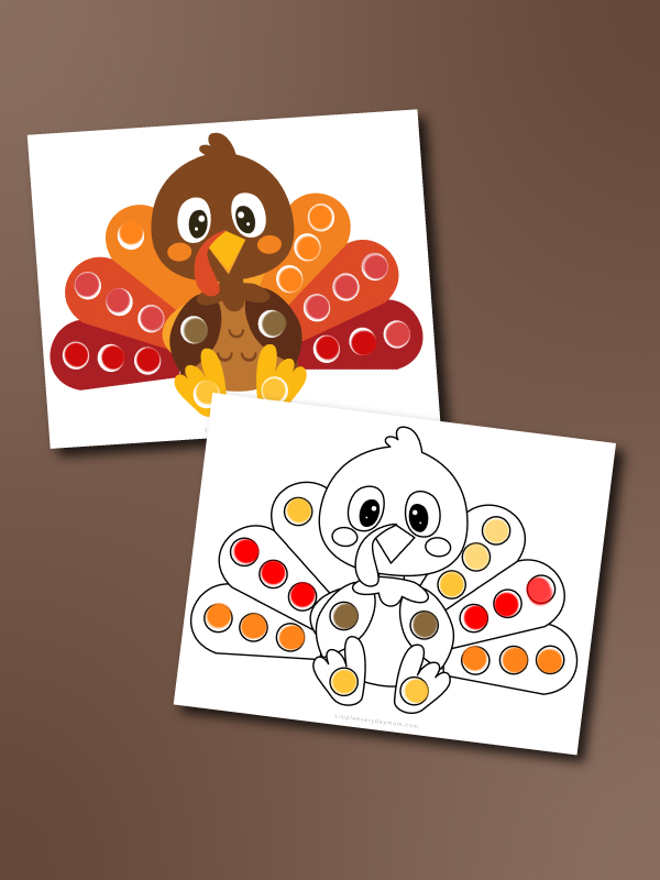 Turkey do a dot printables free printables