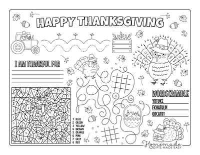 Free printable turkey coloring pages for kids