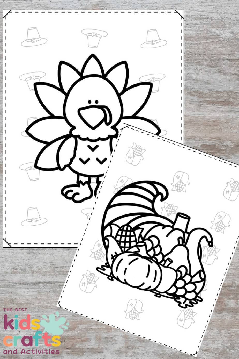 Thanksgiving coloring pages printable for kids â the best kids crafts and activities