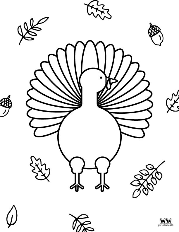 Turkey coloring pages