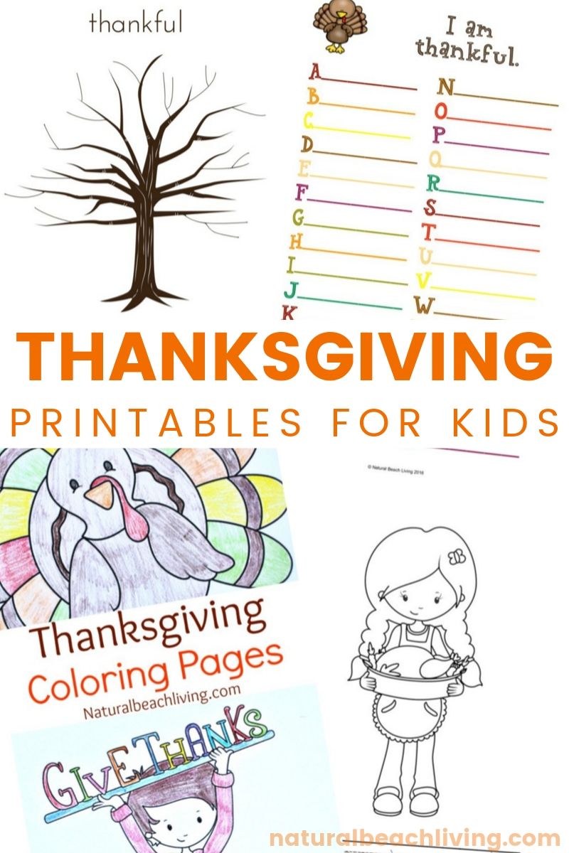 Thanksgiving printables for kids