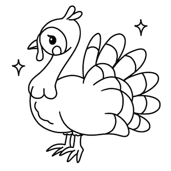 Turkey coloring pages images