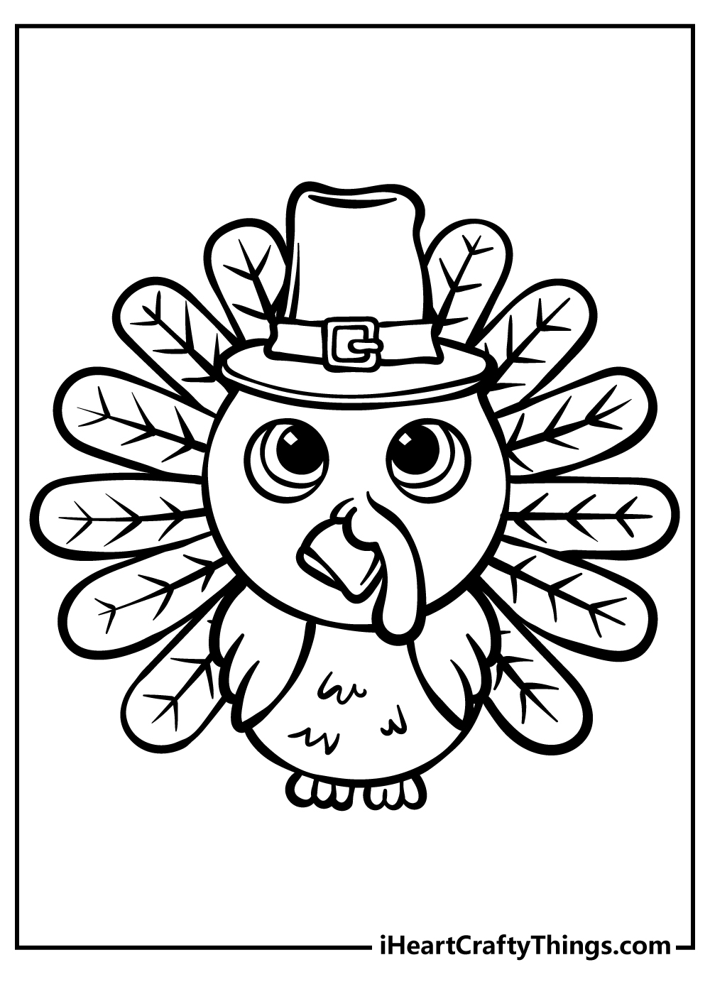 Thanksgiving turkey coloring pages free printables