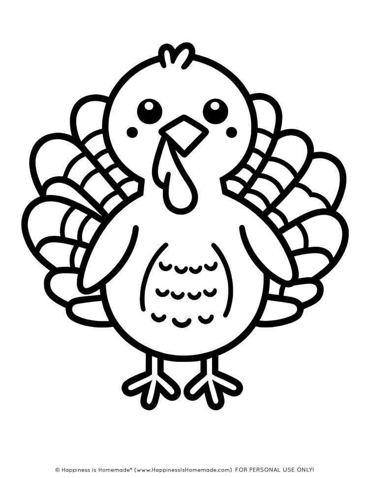 Free thanksgiving coloring pages for adults kids