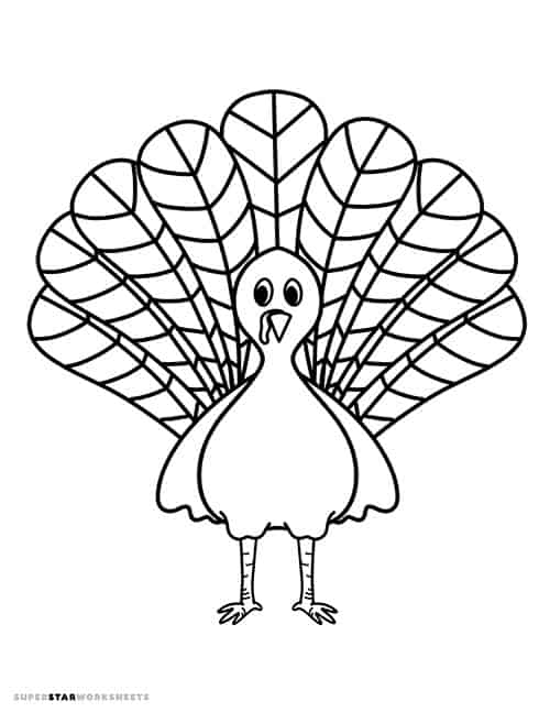 Turkey coloring pages