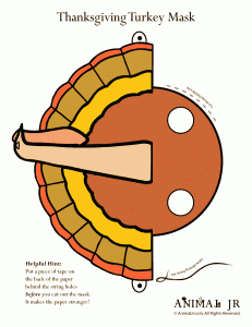 Printable thanksgiving masks woo jr kids activities childrens publishing