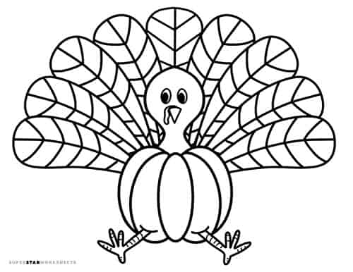 Turkey coloring pages