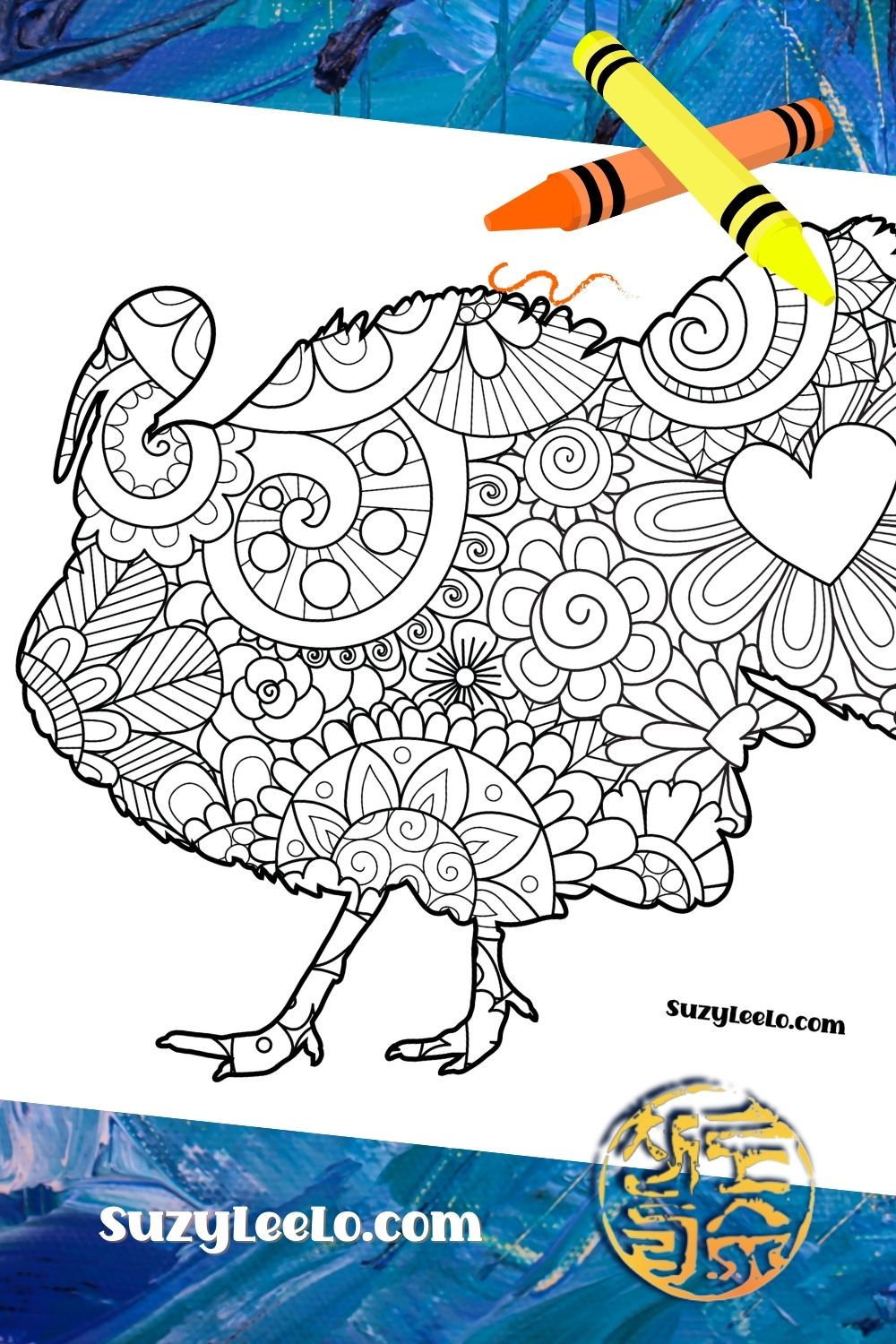 Detailed turkey suzy leelo