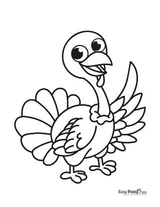 Turkey coloring pages