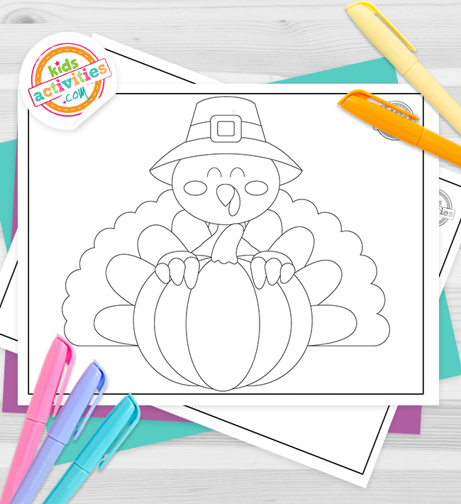 Free printable thanksgiving turkey coloring pages kids activities blog