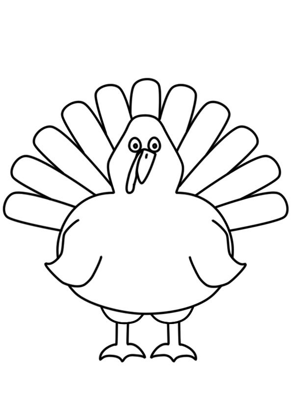 Coloring pages coloring pages of a turkey for kids