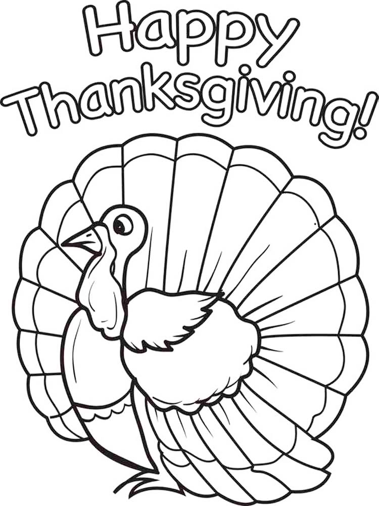 Free printable thanksgiving coloring pages for kids