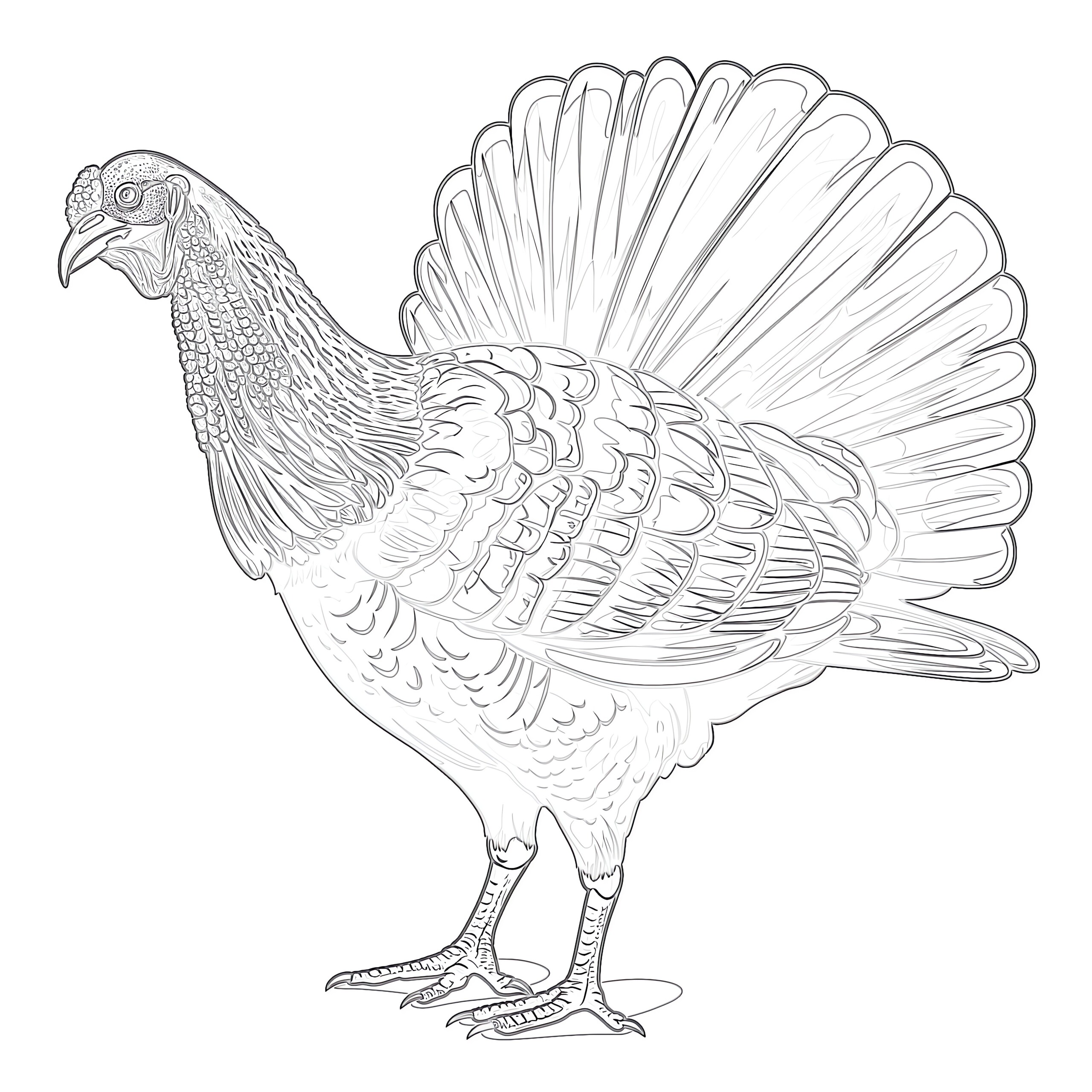 Free turkey coloring page coloring pages mimi panda