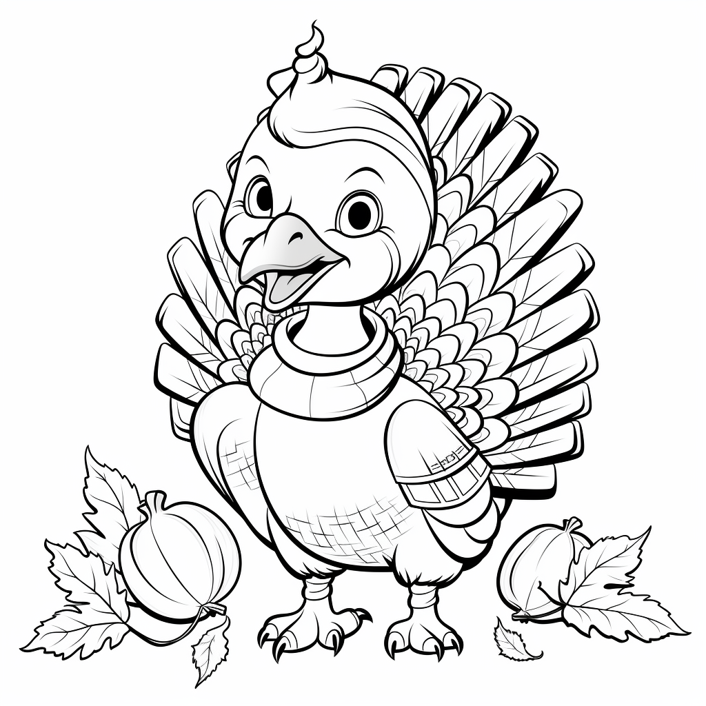 Turkey coloring pages