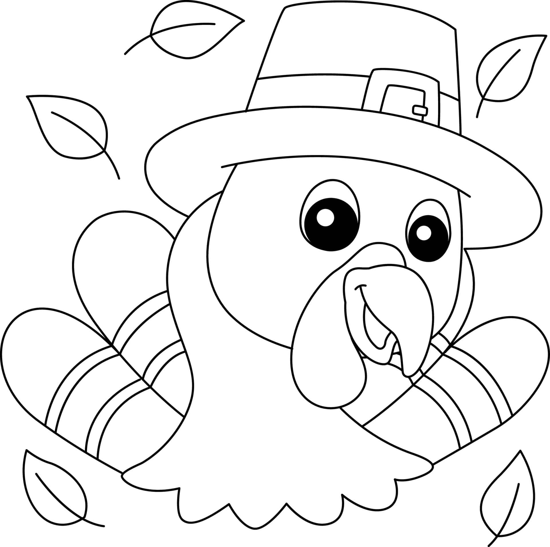 Turkey coloring pictures