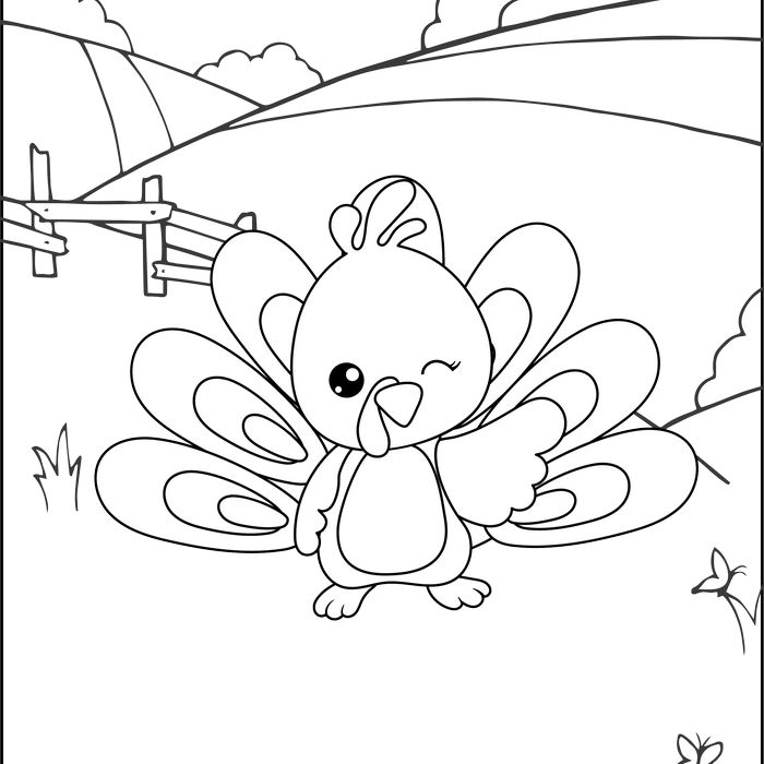 Turkey coloring pages â turkeys to color