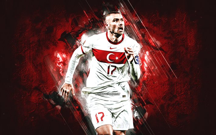 Download wallpapers burak yilmaz turkey national football team portrait red stone background turkish footballer turkey football for desktop free pictures for desktop free