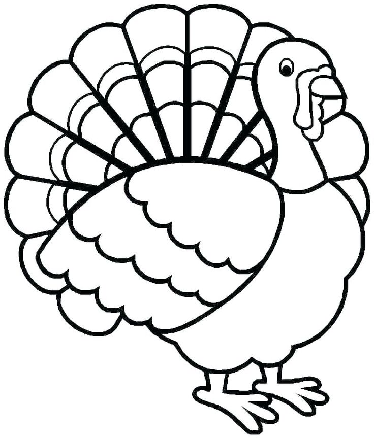 Turkey coloring pages pdf