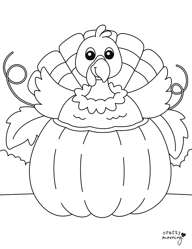 Free turkey coloring pages to print