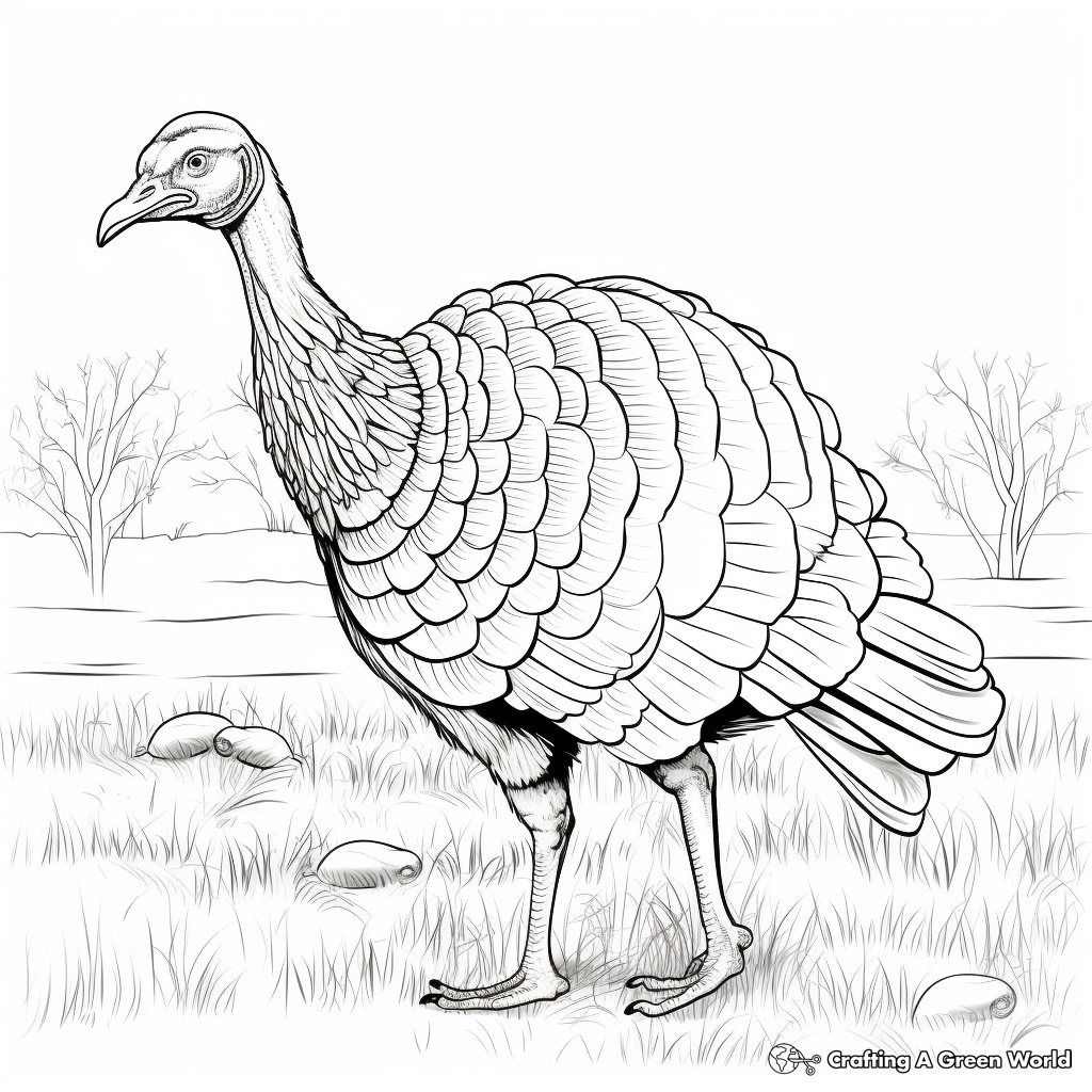 Turkey coloring pages