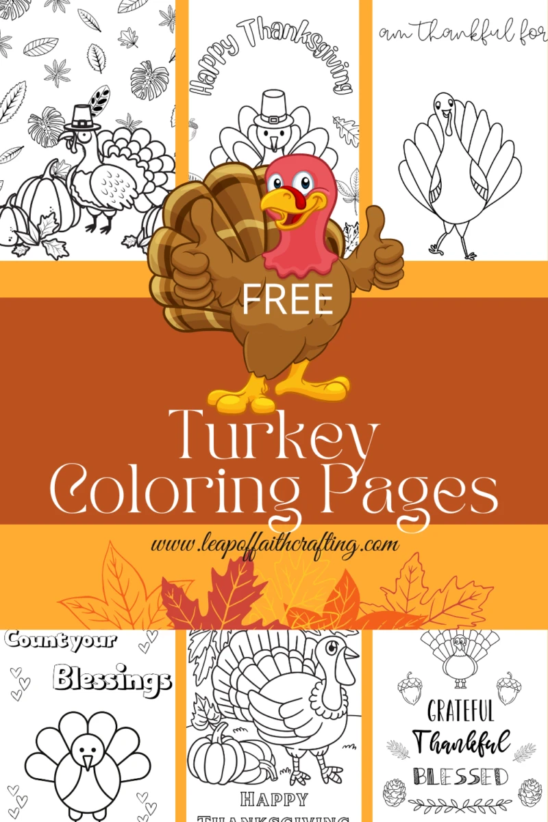 Free turkey coloring pages printable to download now