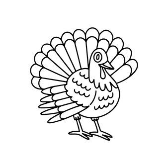 Turkey coloring pages images