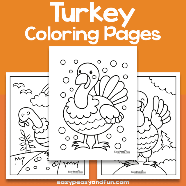 Turkey coloring pages