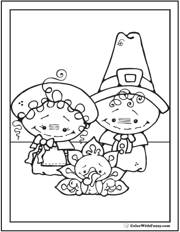 Thanksgiving coloring pages turkeys an autumn harvest fun