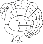 Turkey coloring pages free coloring pages