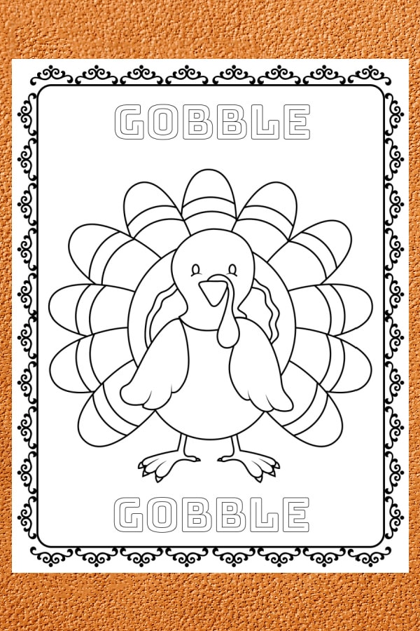 Turkey coloring pages