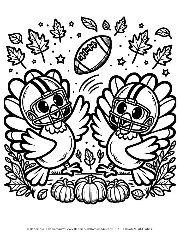 Free thanksgiving coloring pages for adults kids