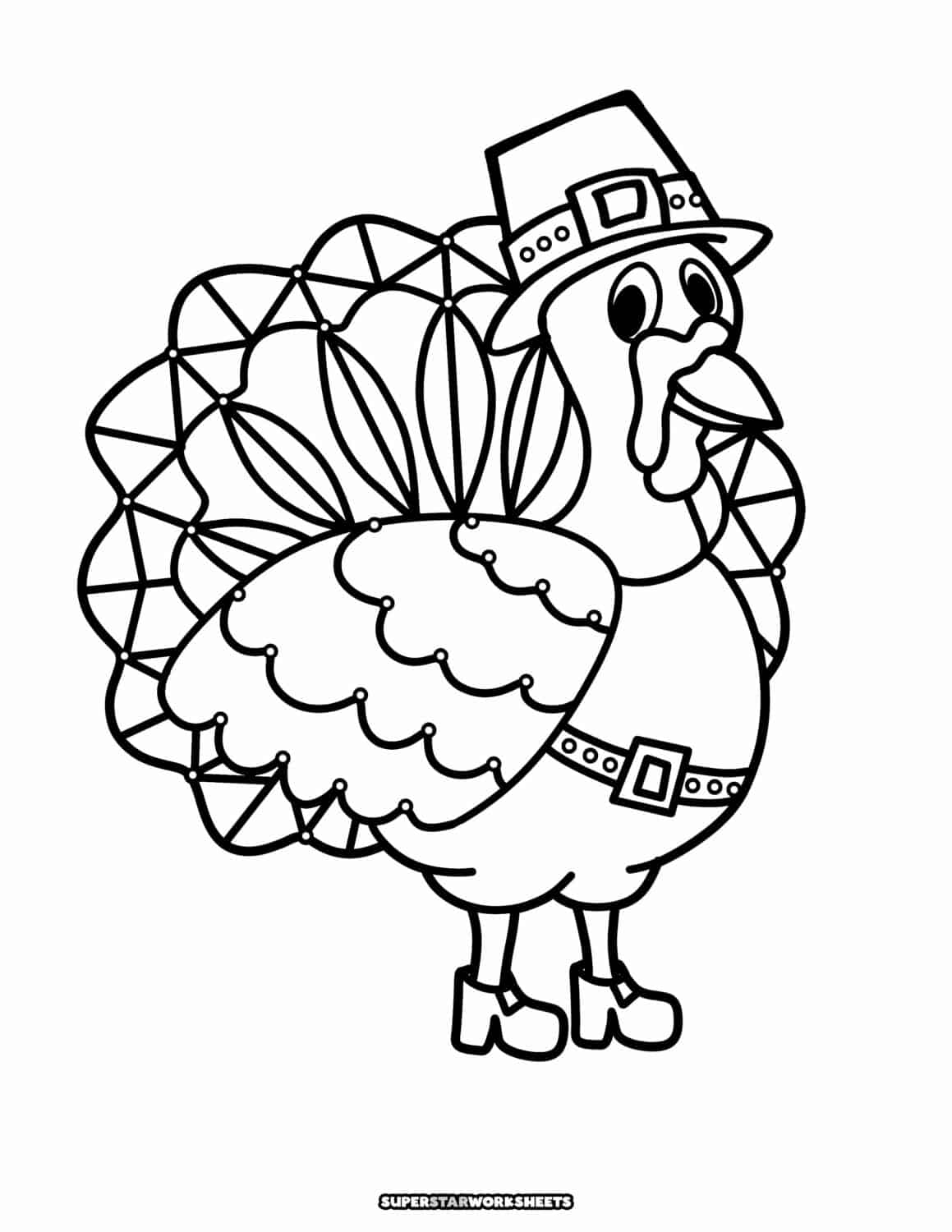 Turkey coloring pages