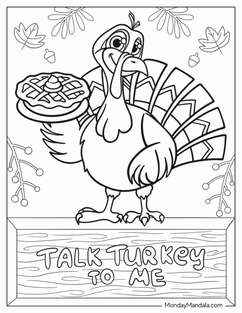 Thanksgiving coloring pages free pdf printables