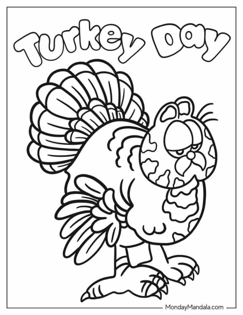 Thanksgiving coloring pages free pdf printables