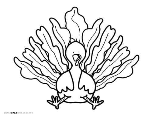 Turkey coloring pages