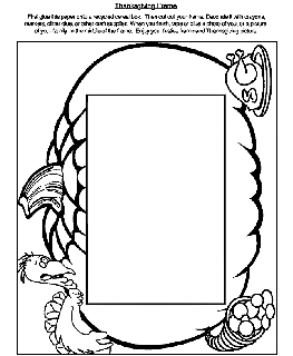 Thanksgiving usa free coloring pages